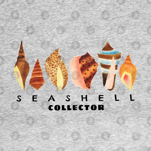 Classic Seashell Collector by KewaleeTee